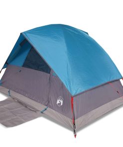 Tenda Da Campeggio A Cupola Per 2 Persone Blu Impermeabile