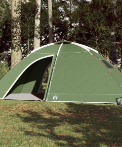 Tenda Da Campeggio Per 8 Persone Verde Impermeabile