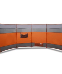 Frangivento Da Campeggio Arancione 366x152x152 Cm Impermeabile