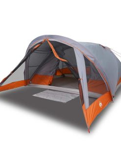 Tenda Familiare A Cabina Per 6 Persone Grigia Impermeabile
