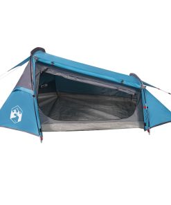 Tenda Da Campeggio A Tunnel Per 2 Persone Blu Impermeabile