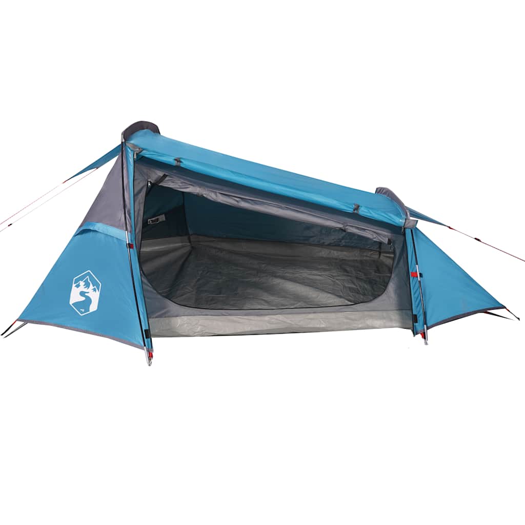 Tenda Da Campeggio A Tunnel Per 2 Persone Blu Impermeabile
