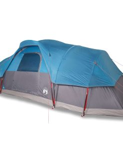 Tenda Familiare A Cupola Per 11 Persone Blu Impermeabile
