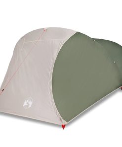 Tenda Da Campeggio A Cupola Per 4 Persone Verde Impermeabile