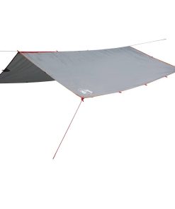 Telone Da Campeggio Grigio/arancione 400x294 Cm Impermeabile