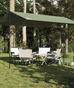 Telone Da Campeggio Verde 400x294 Cm Impermeabile
