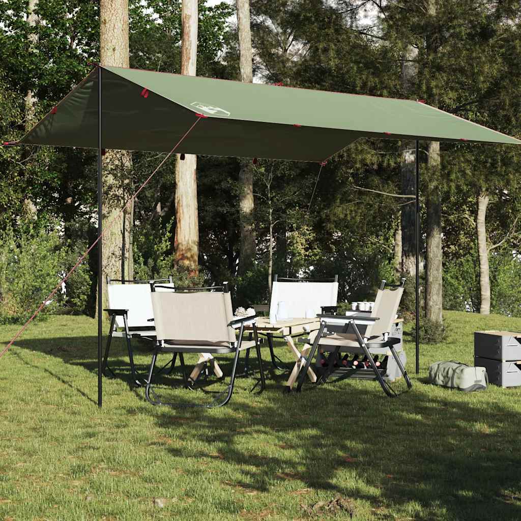 Telone Da Campeggio Verde 400x294 Cm Impermeabile