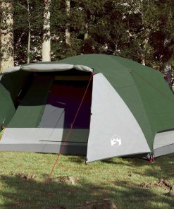 Tenda Da Campeggio A Cupola Per 6 Persone Verde Impermeabile