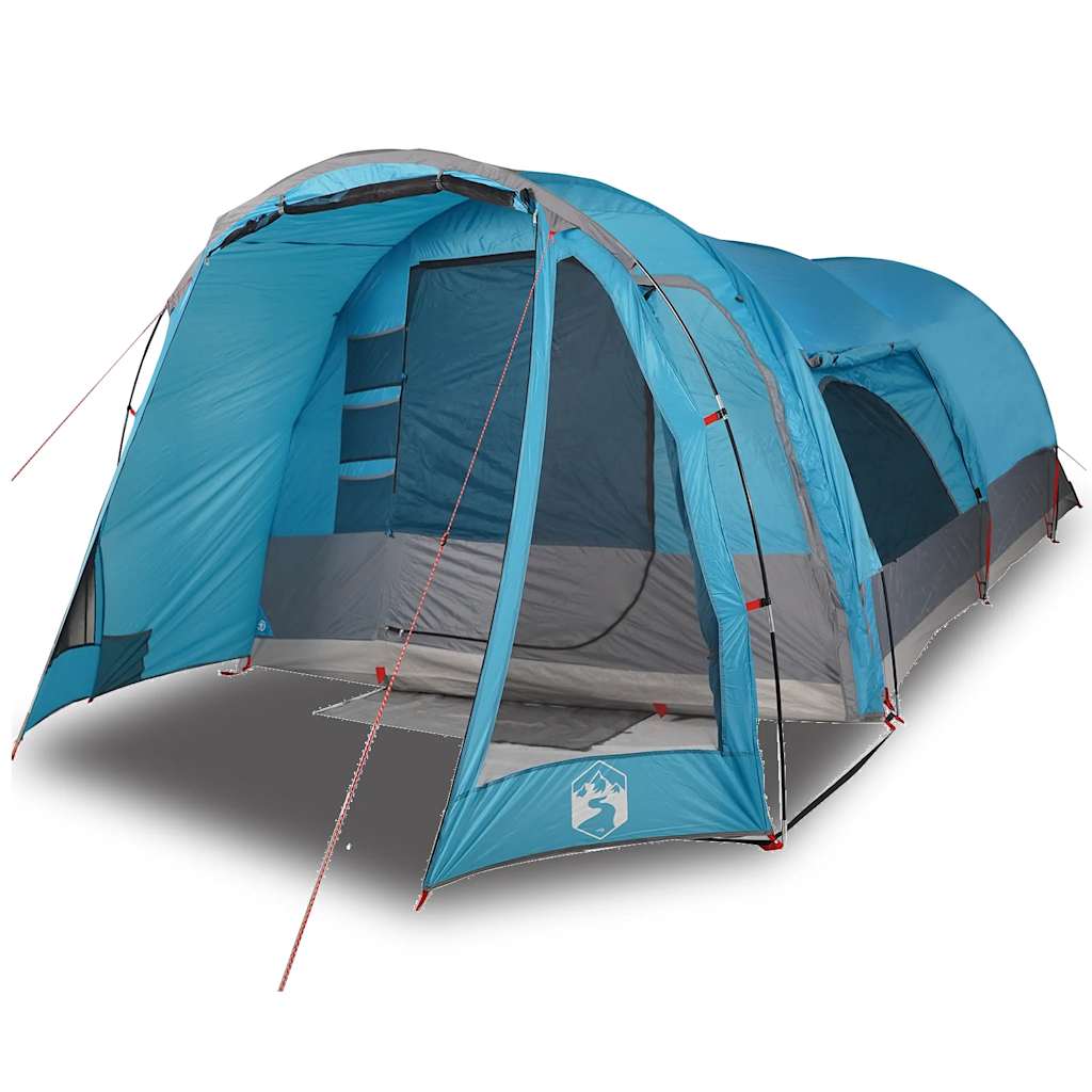 Tenda Familiare A Tunnel Per 8 Persone Blu Impermeabile