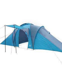 Tenda Da Campeggio A Cupola Per 4 Persone Blu Impermeabile