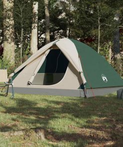 Tenda Da Campeggio A Cupola Per 6 Persone Verde Impermeabile