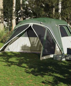 Tenda Da Campeggio A Cupola Per 6 Persone Verde Impermeabile