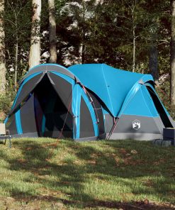 Tenda Familiare Tipi Per 8 Persone Blu Impermeabile