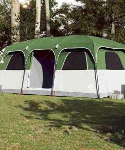 Tenda Familiare A Cabina Per 10 Persone Verde Impermeabile