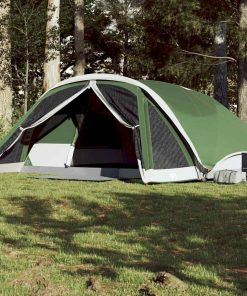 Tenda Familiare Cabina Per 6 Persone Verde Impermeabile