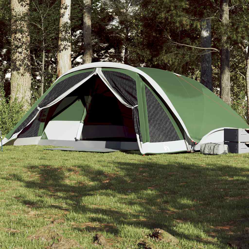 Tenda Familiare Cabina Per 6 Persone Verde Impermeabile