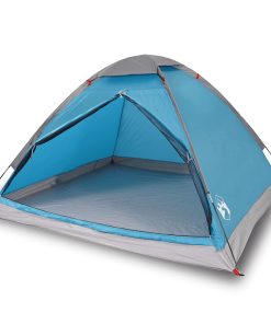 Tenda Da Campeggio A Cupola Per 2 Persone Blu Impermeabile