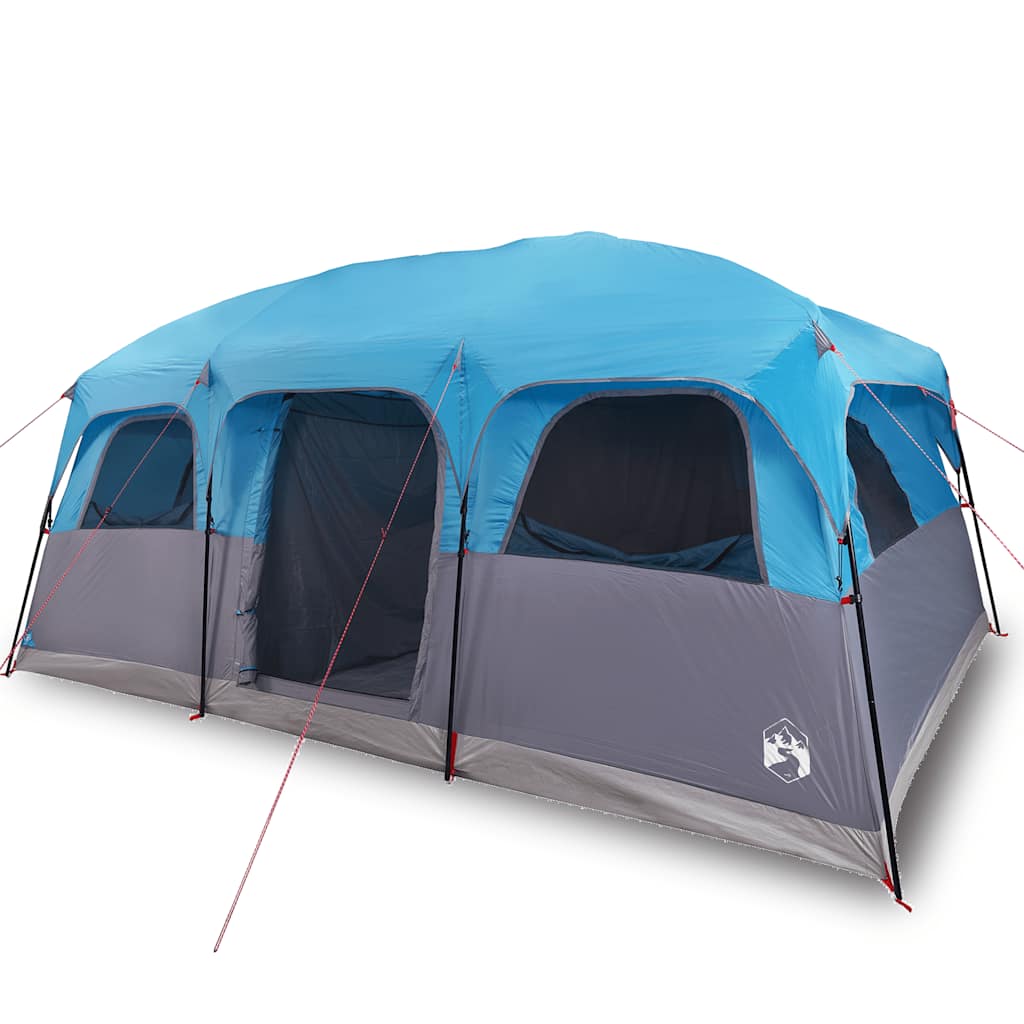 Tenda Familiare Cabina Per 10 Persone Blu Impermeabile - Image 4
