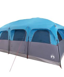 Tenda Familiare Cabina Per 10 Persone Blu Impermeabile