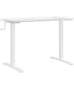 Telaio Scrivania In Piedi Bianco (94-135)x60x(70-114)cm Acciaio