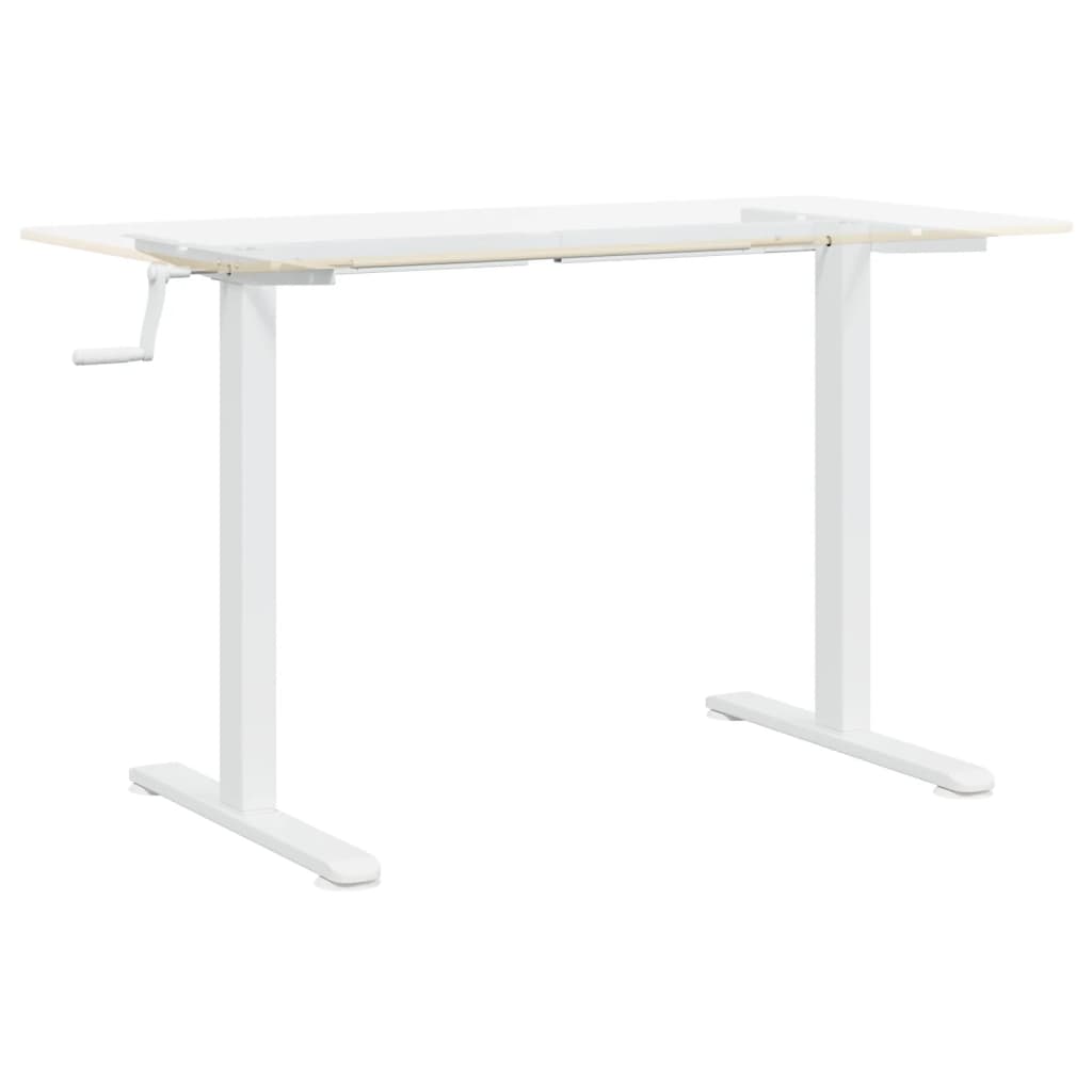 Telaio Scrivania In Piedi Bianco (94-135)x60x(70-114)cm Acciaio