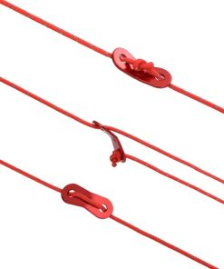 Corda Tenda Con Strisce Riflettenti E Chiavi 50 M 5 mm