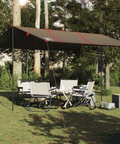 Telone Da Campeggio Marrone 451x420 Cm Impermeabile