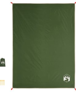 Tovaglia Da Picnic Con Picchetti Verde 205x155 cm