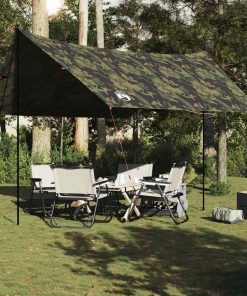 Telone Da Campeggio Mimetica 462x306x211 Cm Impermeabile