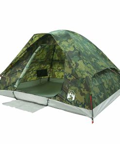 Tenda Da Campeggio A Cupola Per 6 Persone Mimetica Impermeabile