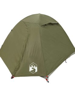 Tenda Da Campeggio A Cupola 2 Persone Verde Oliva Impermeabile