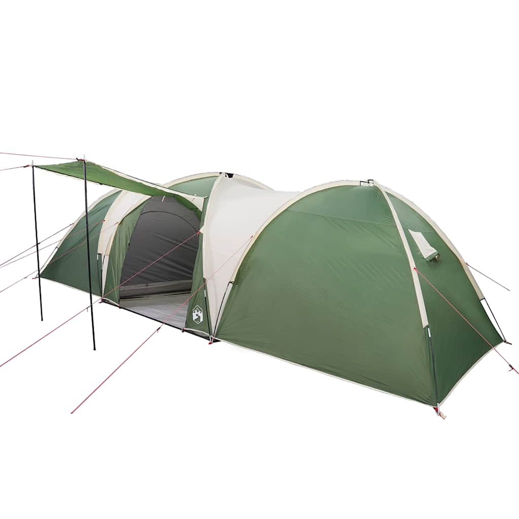 Tenda Da Campeggio A Cupola Per 8 Persone Verde Impermeabile
