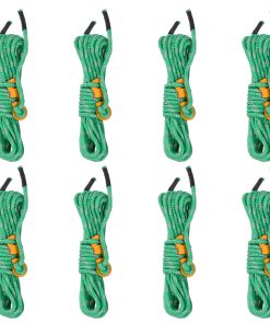 Corde Per Tenda Con Chiavi Riflettenti 8 Pz 4 M 4 mm