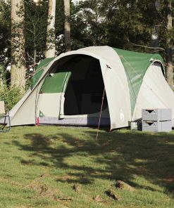 Tenda Da Campeggio A Cupola Per 6 Persone Verde Impermeabile