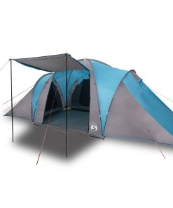 Tenda Da Campeggio A Cupola Per 4 Persone Blu Impermeabile