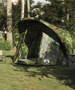Tenda Da Pesca Per 4 Persone Mimetica Impermeabile