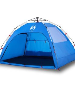 Tenda Da Spiaggia 2persone Azzurro Rilascio Rapido Impermeabile