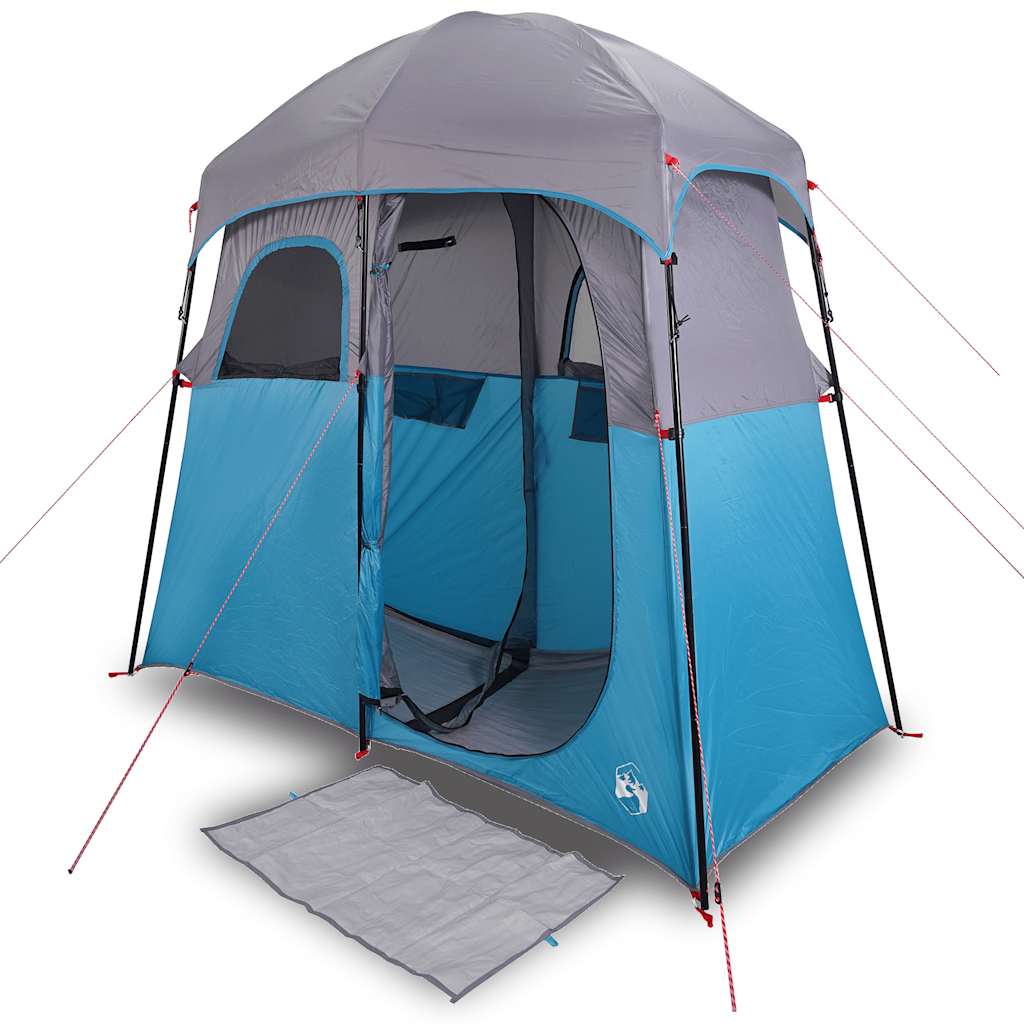Tenda Da Doccia Per 2 Persone Blu Impermeabile
