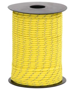 Corda Tenda Con Strisce Riflettenti E Chiavi 50 M 3 mm