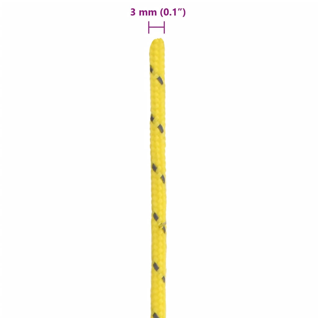 Corda Tenda Con Strisce Riflettenti E Chiavi 50 M 3 mm - Image 3