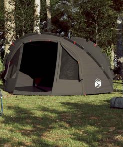 Tenda Da Pesca Per 4 Persone Marrone Impermeabile