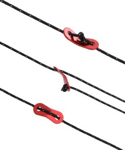 Corda Tenda Con Strisce Riflettenti E Chiavi 50 M 4 mm