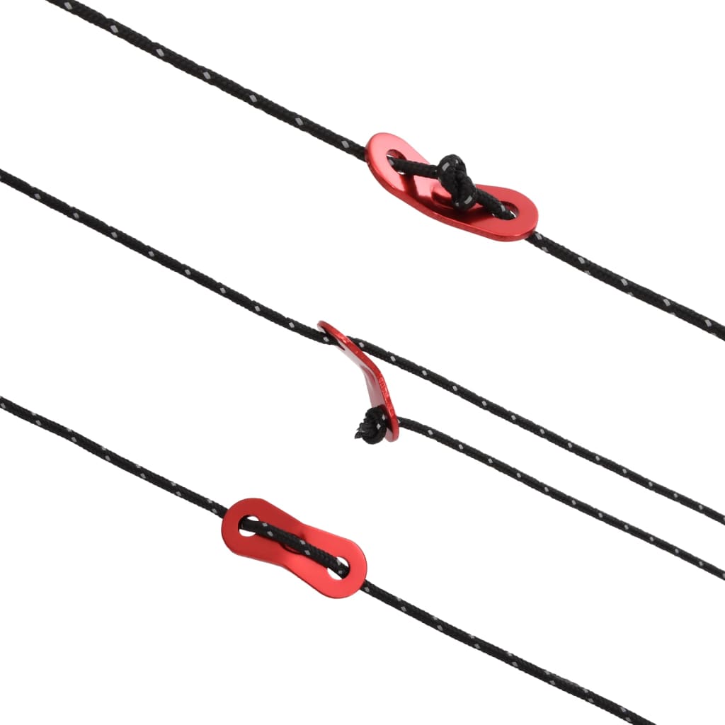 Corda Tenda Con Strisce Riflettenti E Chiavi 50 M 4 mm