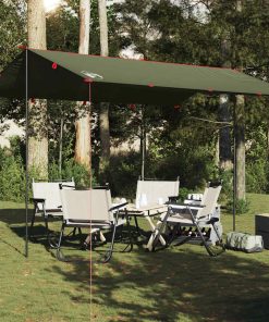Telone Da Campeggio Verde Oliva 406x306 Cm Impermeabile