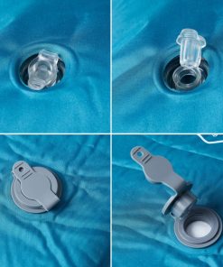 Materasso Campeggio Autogonfiabile Cuscino 1 Persona Turchese