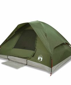 Tenda Familiare A Cupola 6 Persone Verde Oliva Impermeabile