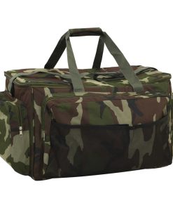 Borsa Da Pesca Impermeabile Verde Mimetico In Tessuto Oxford