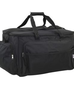 Borsa Da Pesca Impermeabile Nera In Tessuto Oxford