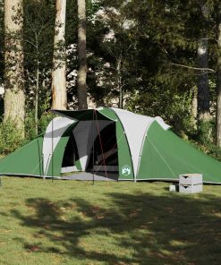 Tenda Da Campeggio A Cupola Per 6 Persone Verde Impermeabile