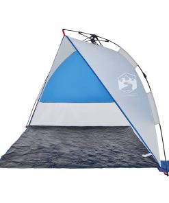 Tenda Da Spiaggia Azzurro Rilascio Rapido Impermeabile